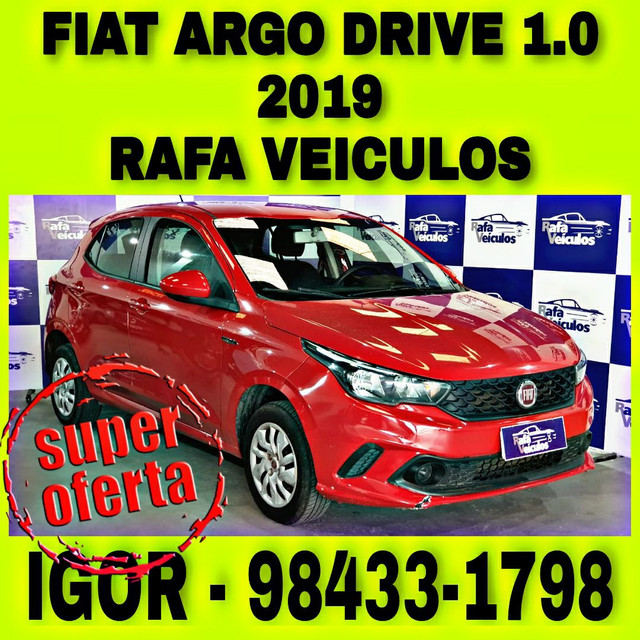 FIAT ARGO DRIVE 1.0 FLEX 2019 NA RAFA VEICULOS IIHG