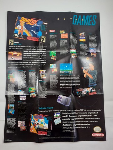 Nintendo,  cartaz Nintendo 1992/93 - Foto 4