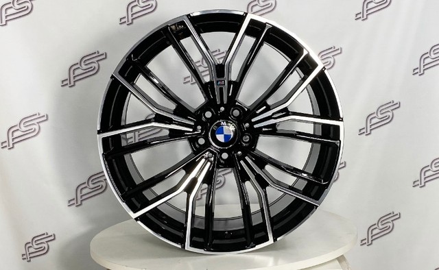  Rodas Bmw G20 Preto Diamantado 5x112 - 20x8 e 20x9