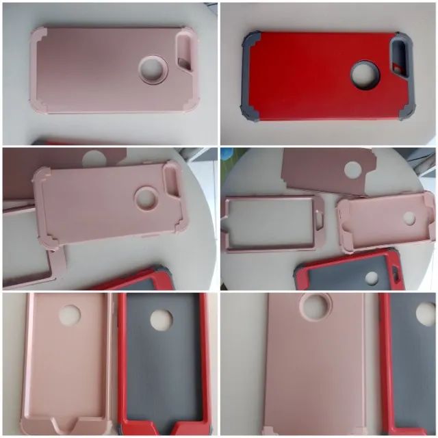02 Cases para Iphone 6s plus 7plus 8 plus