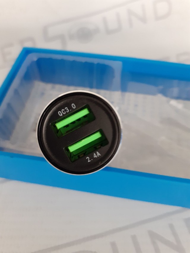 Fonte carregador veicular  para celular. Com 2 entradas usb.  - Foto 4