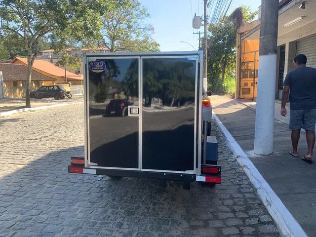 Carretinha Baú fechada, Trailer ACM  1,7x1,22x1,22 ((pronta entrega )) - Foto 5