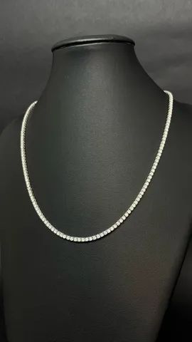 Colar Riviera 6 Ct com Diamantes de 3 pontos 