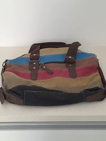 Bolsa de ombro importada colorida em canvas( lona) - Foto 5