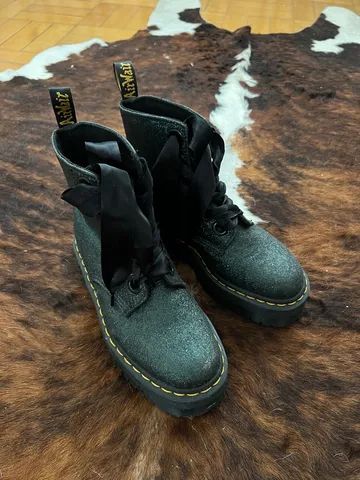 Dr martens glitter outlet plataforma