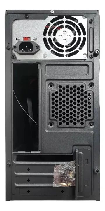 Gabinete com Fonte 200W BG-2001 Preto Bluecase Loja Coimbra Computadores Monte Seu Pc Aqui - Foto 4