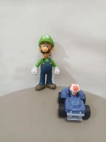 Boneco super Mario Bros Luigi 