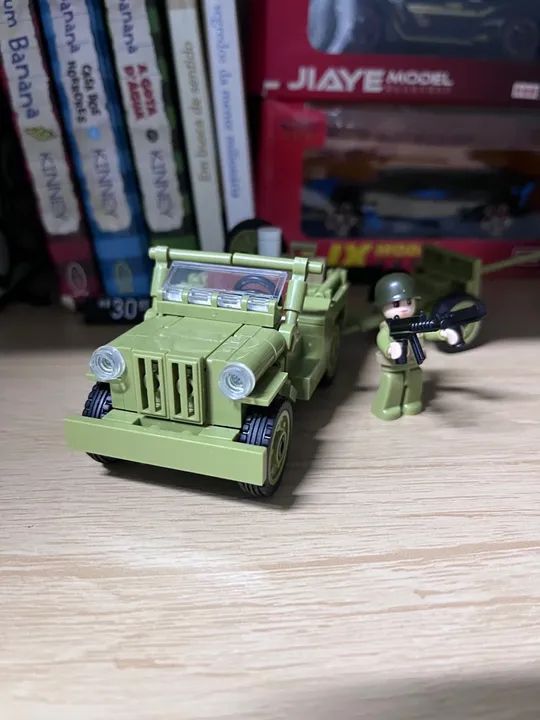 Jeep militar 2º guerra de LEGO - Foto 5