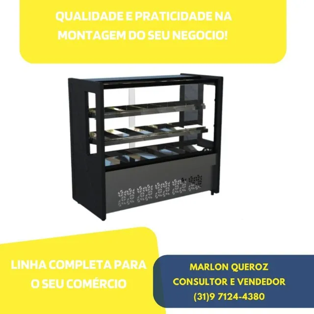 Balcão Estufa 1,25m Polar Platinum