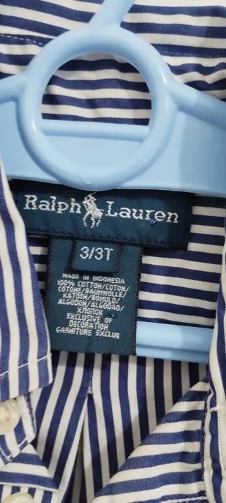 Camisa Social Ralph Laurent Infantil - Foto 2