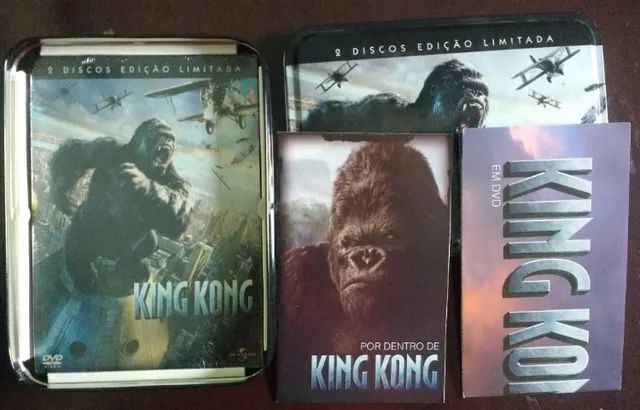 Box DVD Originais - King Kong - Perdidos no Espaço - Shrek - Foto 4