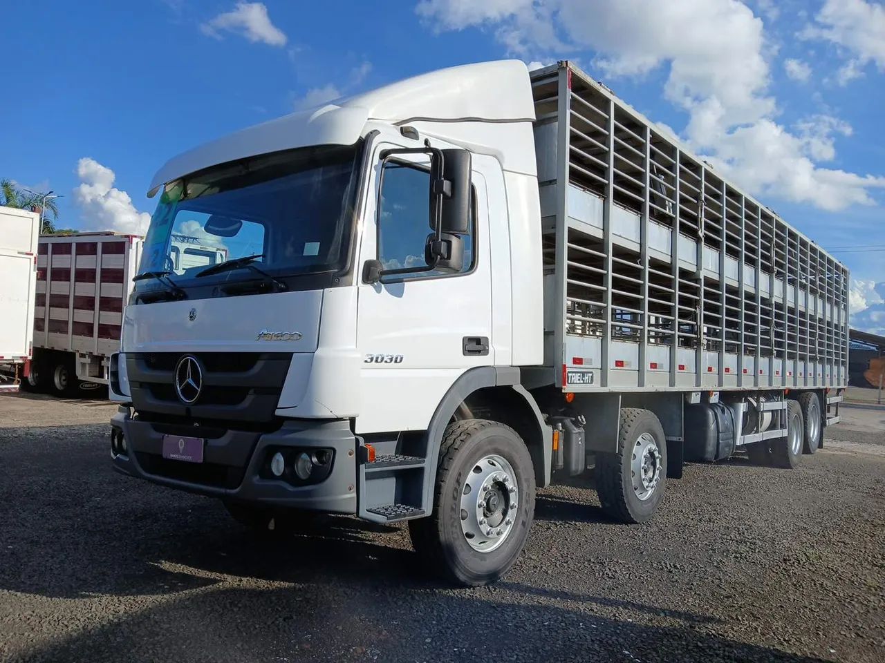 Mercedes-Benz Atego 3030/48 8X2 2022/2022 Vamos Seminovos Chapecó - Foto 5