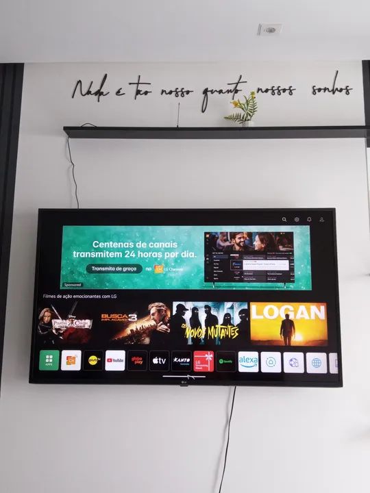 SMARTV GIGANTE 55" LG C/ IA INTELIGENTE ARTIFICIAL 4K TOP DE LINHA 