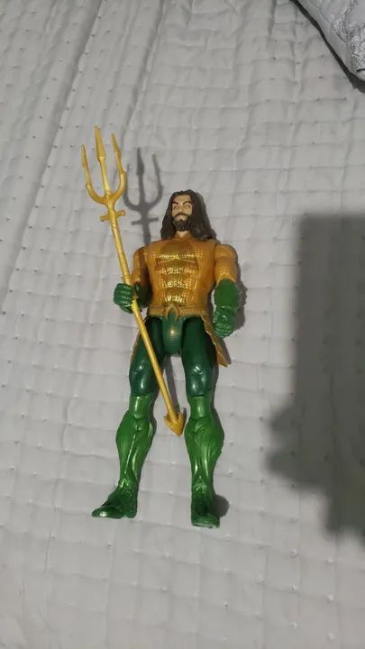 Boneco Aquaman - Figura de Ação eletrônico - Foto 2