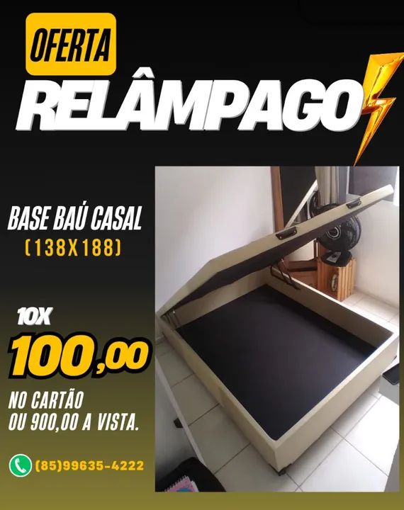 BASE BAÚ TODOS OS TAMANHOS 