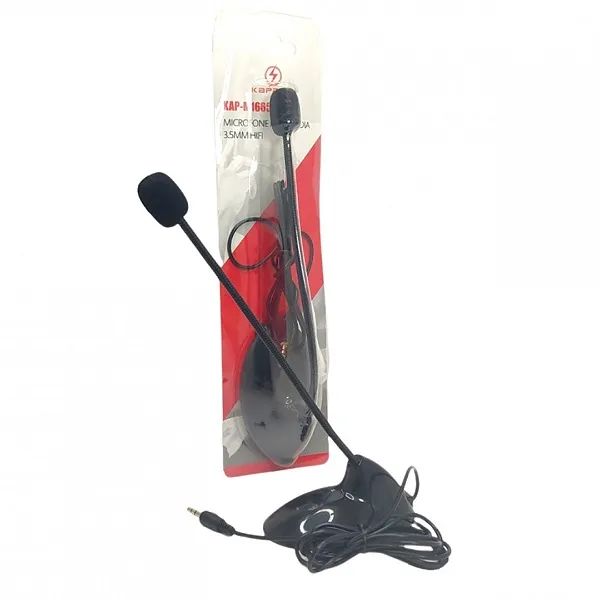 Microfone de Mesa Dinâmico Omnidirecional P2, Preto - Kapbom em São Luís ma  - Foto 3