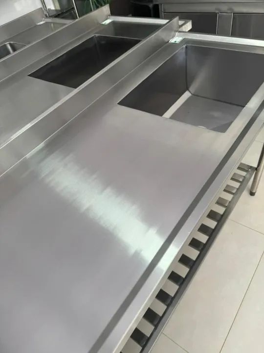 Pia inox 1.80 Metros... - Foto 6