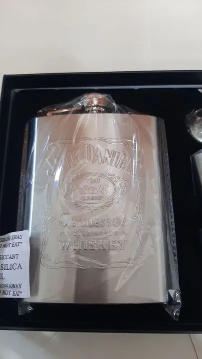 Kit Cantil Jackie Daniels Prateado Alto Relevo - Foto 2