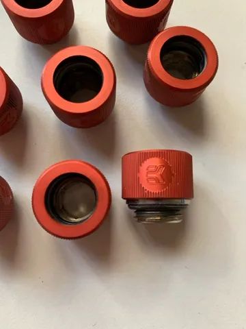 Fittings EK 12mm Vermelho 8 unidades - Foto 2