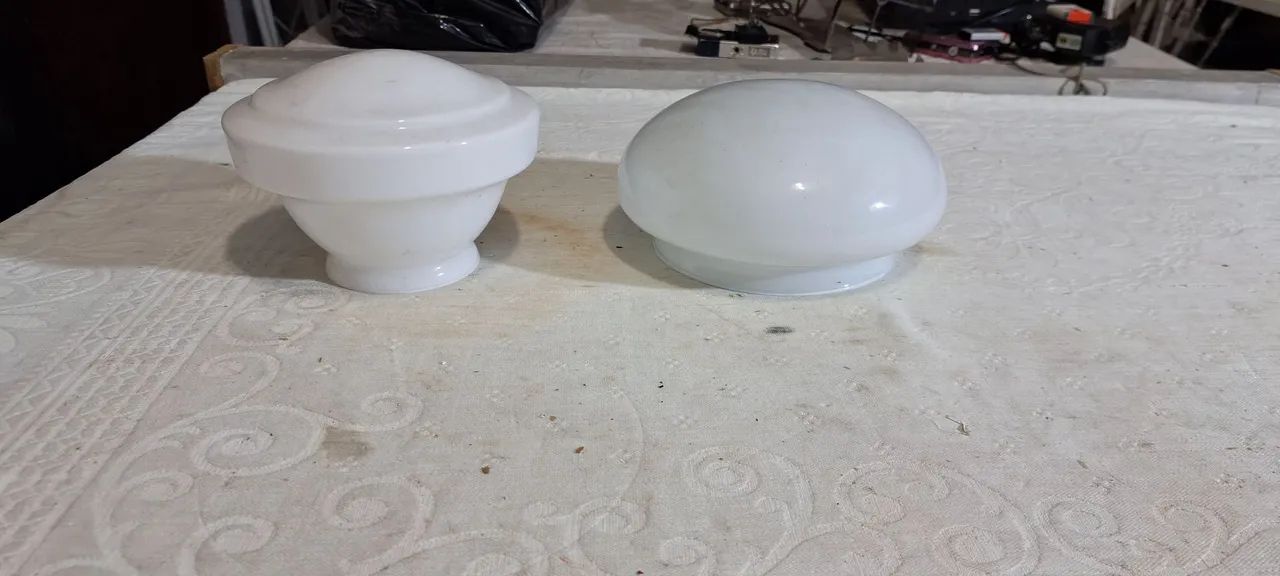 Canopula de vidro para luminaria valor unitário