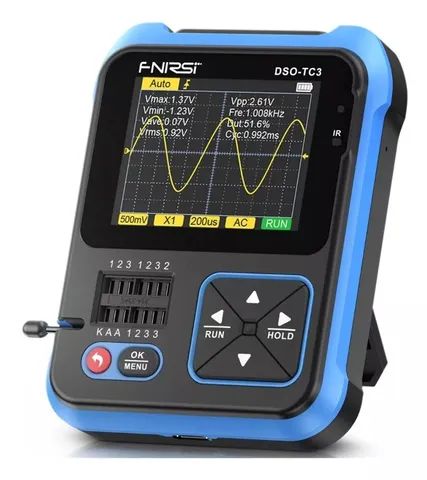 Mini Osciloscopio fnitsi, modelo DSO-TC3, zero, sem uso. - Foto 5