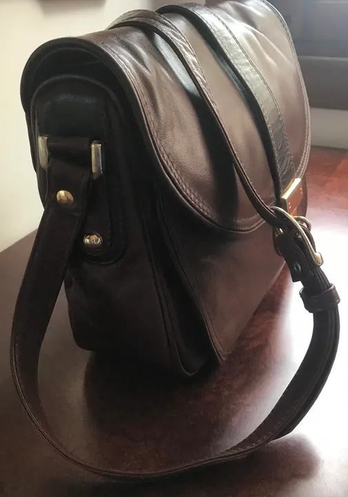 bolsa de couro  editar legítimo argentino - Foto 6