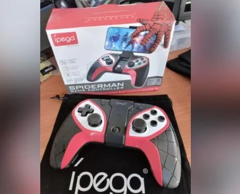 Controle Ipega Spiderman Videogame Sem fio Wireless Bluetooth Android Xbox