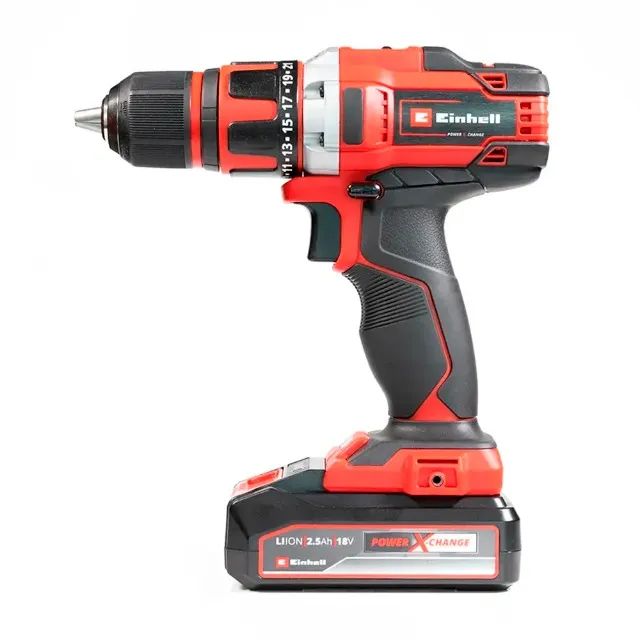 PARAFUSADEIRA E FURADEIRA BATERIA 2,5AH TE-CD 18/40 LI + KIT 69 PEÇAS EINHELL - Foto 5