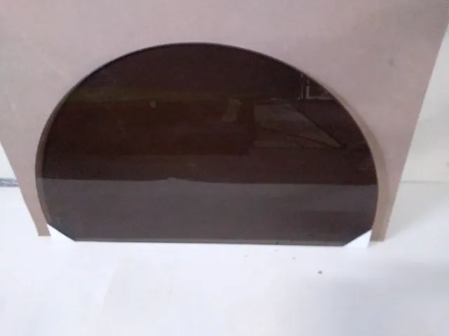 mesa meia lua fumê 8mm