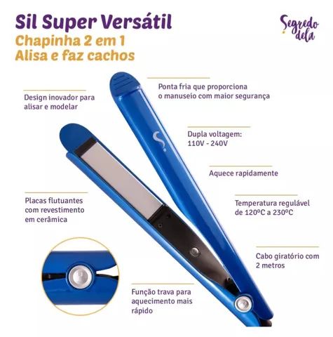 Chapinha nova alisa e faz cachos - Foto 6