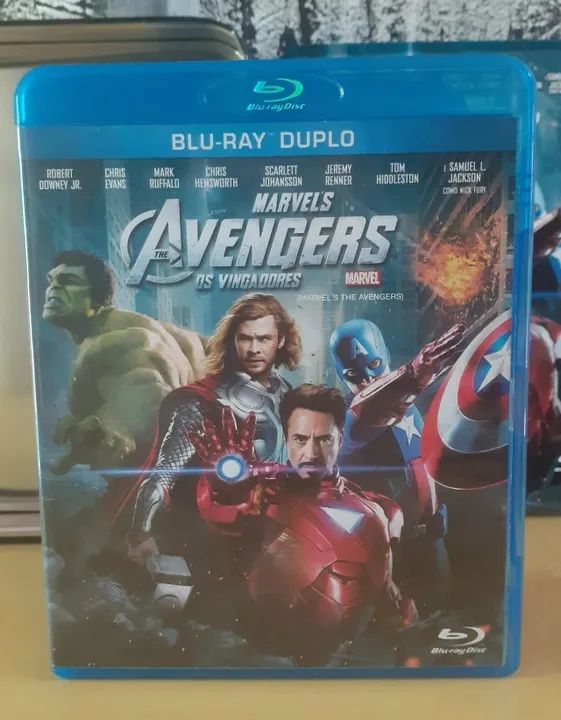 Bluray Os Vingadores Edição Lata (2 discos + 4 cards) - Foto 4