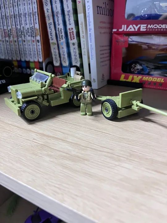 Jeep militar 2º guerra de LEGO - Foto 3