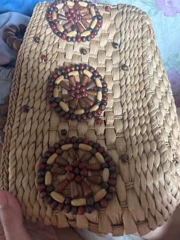 Bolsa de palha linda !!