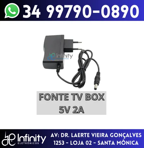 Fonte para Tv Box 5v 2a