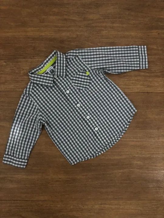 Camisa infantil manga longa menino Carters 9 meses