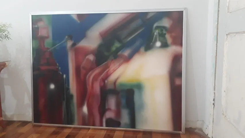 Quadro em aerografia de Bel Borba