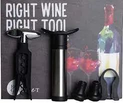 kit vinho Bon Gourmet 5 peças 27721 - Foto 3