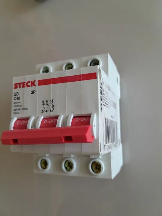 Disjuntor Steck 3P 40A