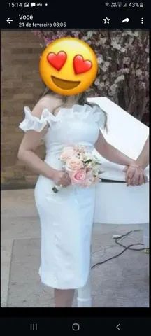 Vestido de noiva civil  - Foto 3