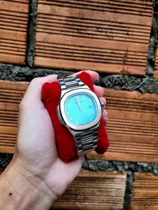 Relógio de luxo de aço inoxidável aceitamos cartão e pix  - Foto 5