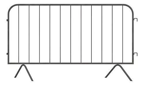 Grade De Contenção Gradil Eventos Barricada Show Aço