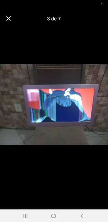 TV Philco led digital 24 polegadas Tela quebrada só 70 reais  - Foto 3
