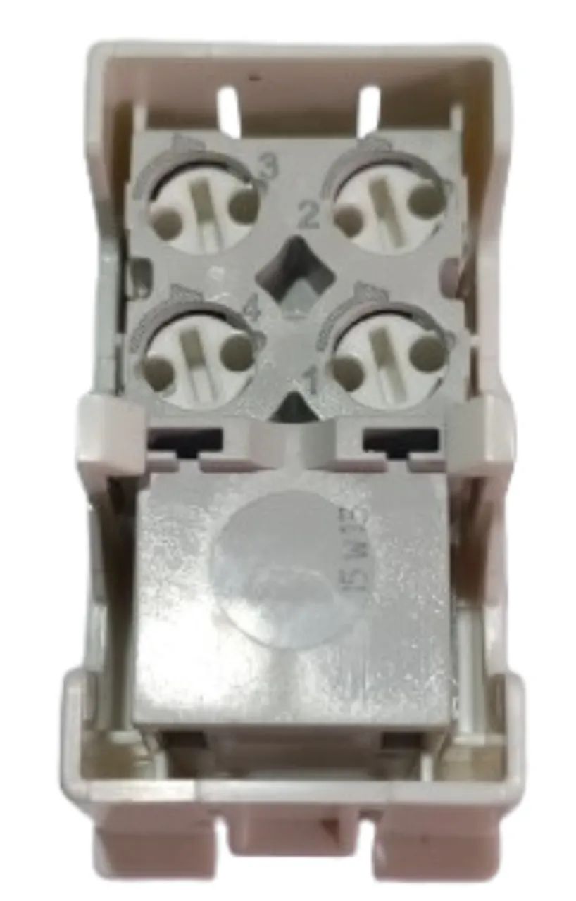 Tomada Telefone RJ11 4 Fios c/Porta-Etiqueta Modulo 17W17 - Foto 2