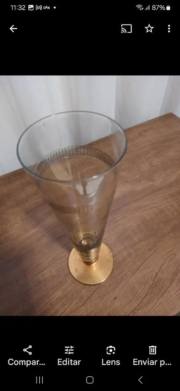 Taça de Cristal Antiga - Foto 6