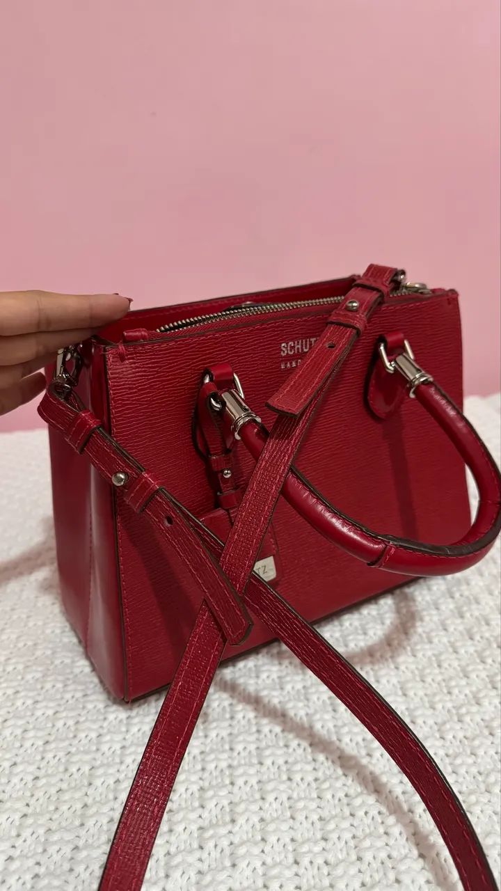 Bolsa Schutz Vermelha  - Foto 4