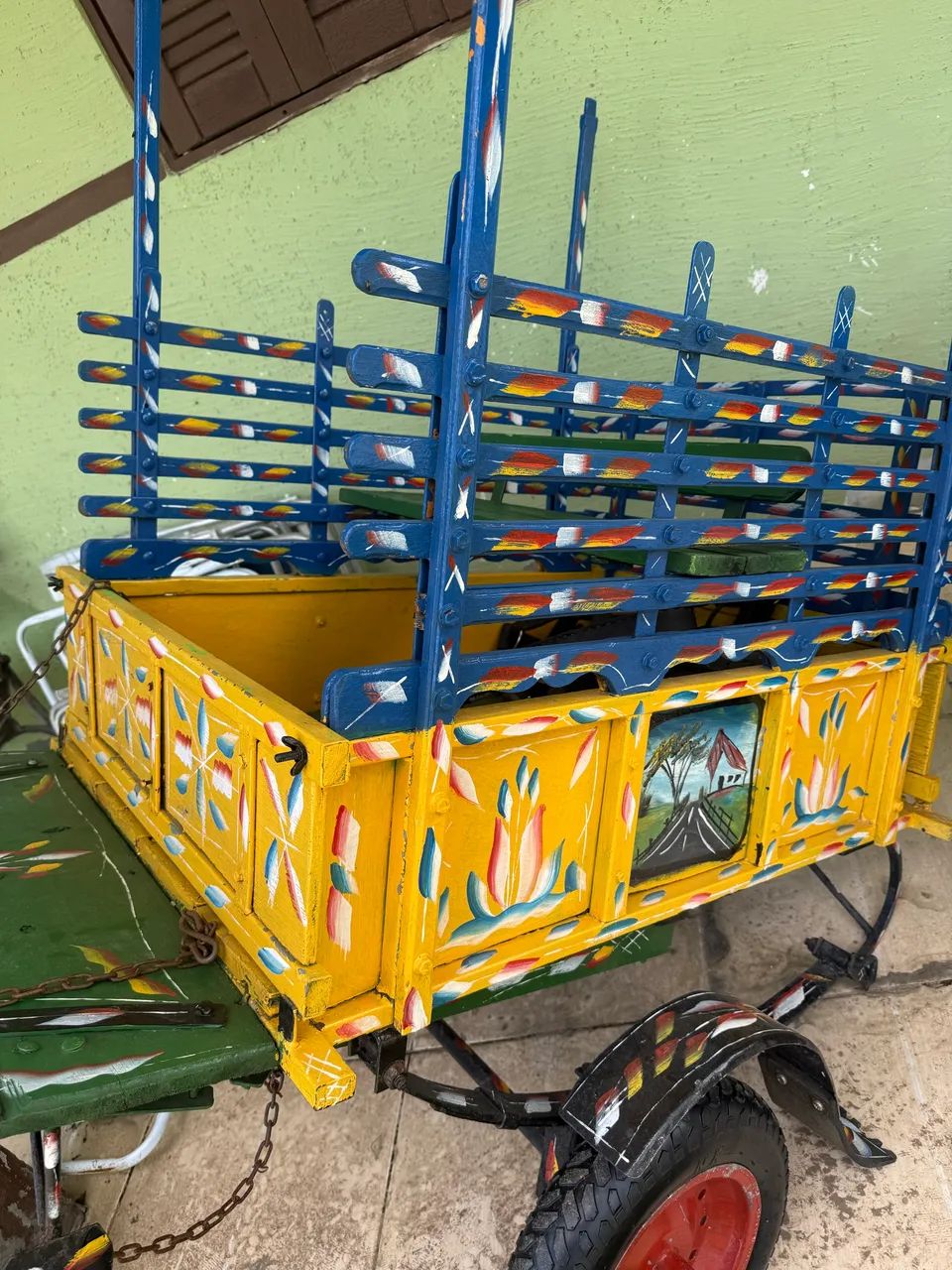 Charrete e carrocinha para pônei  - Foto 3