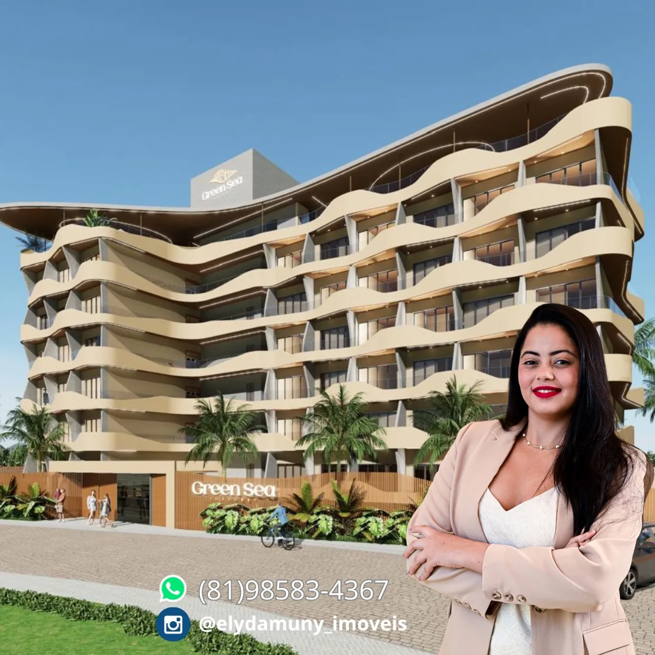 Flats Studios com Lazer Completo para Rentabilidade na Praia de Tamandaré