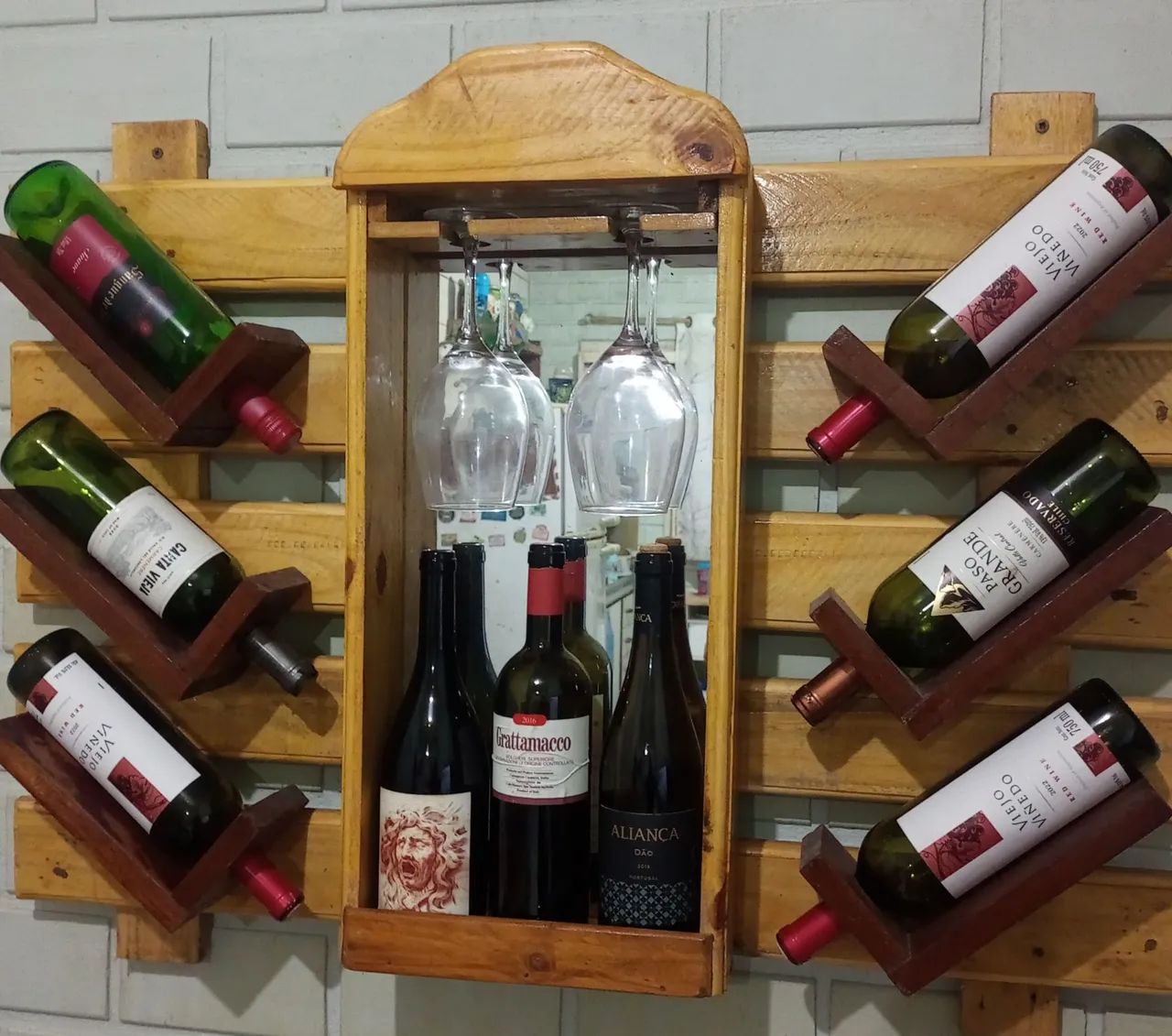 Suporte para vinhos e taças  - Foto 2