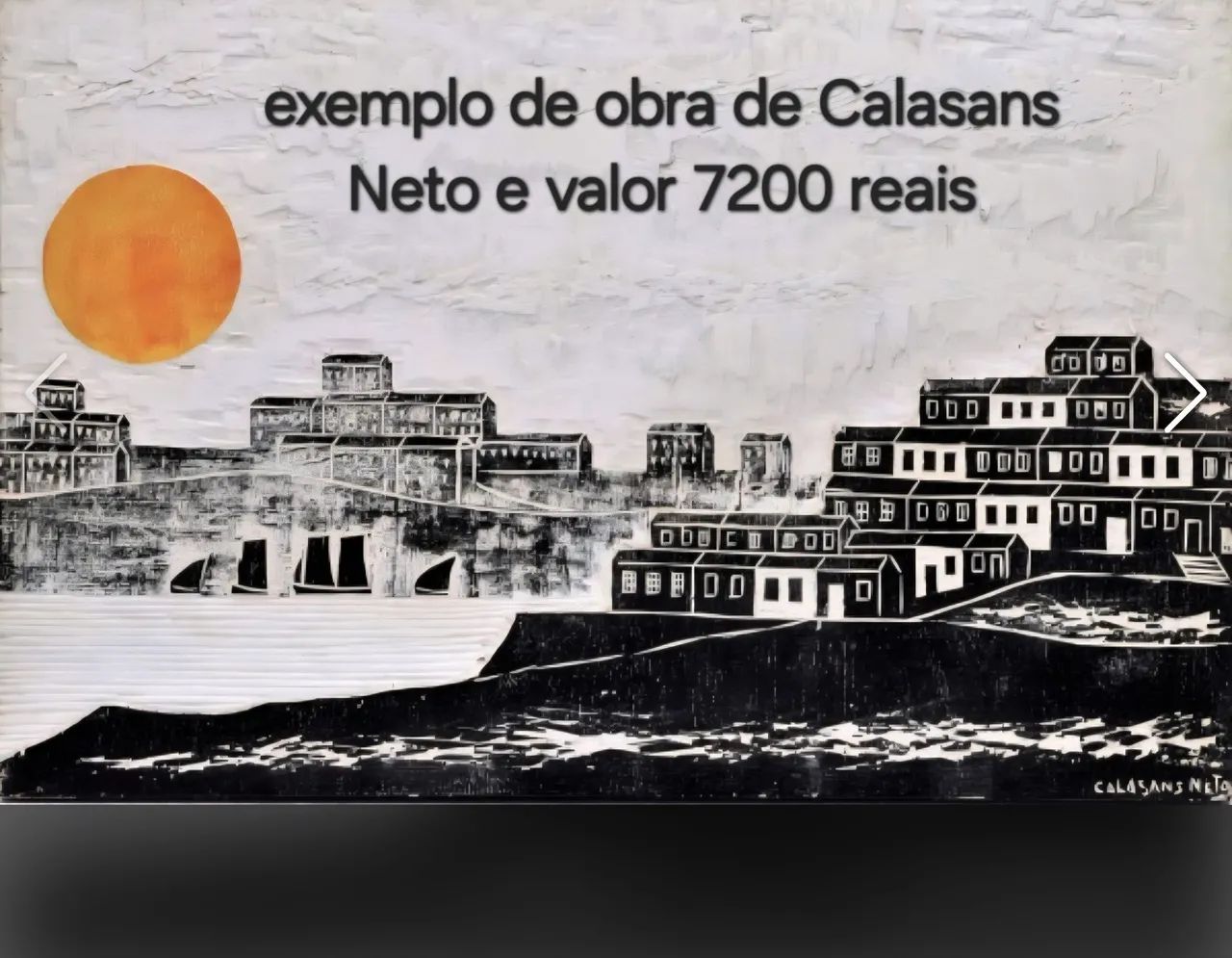 999 só hoje. Vendo ou troco. Quadro de Calasans Neto Ícaro. - Foto 3