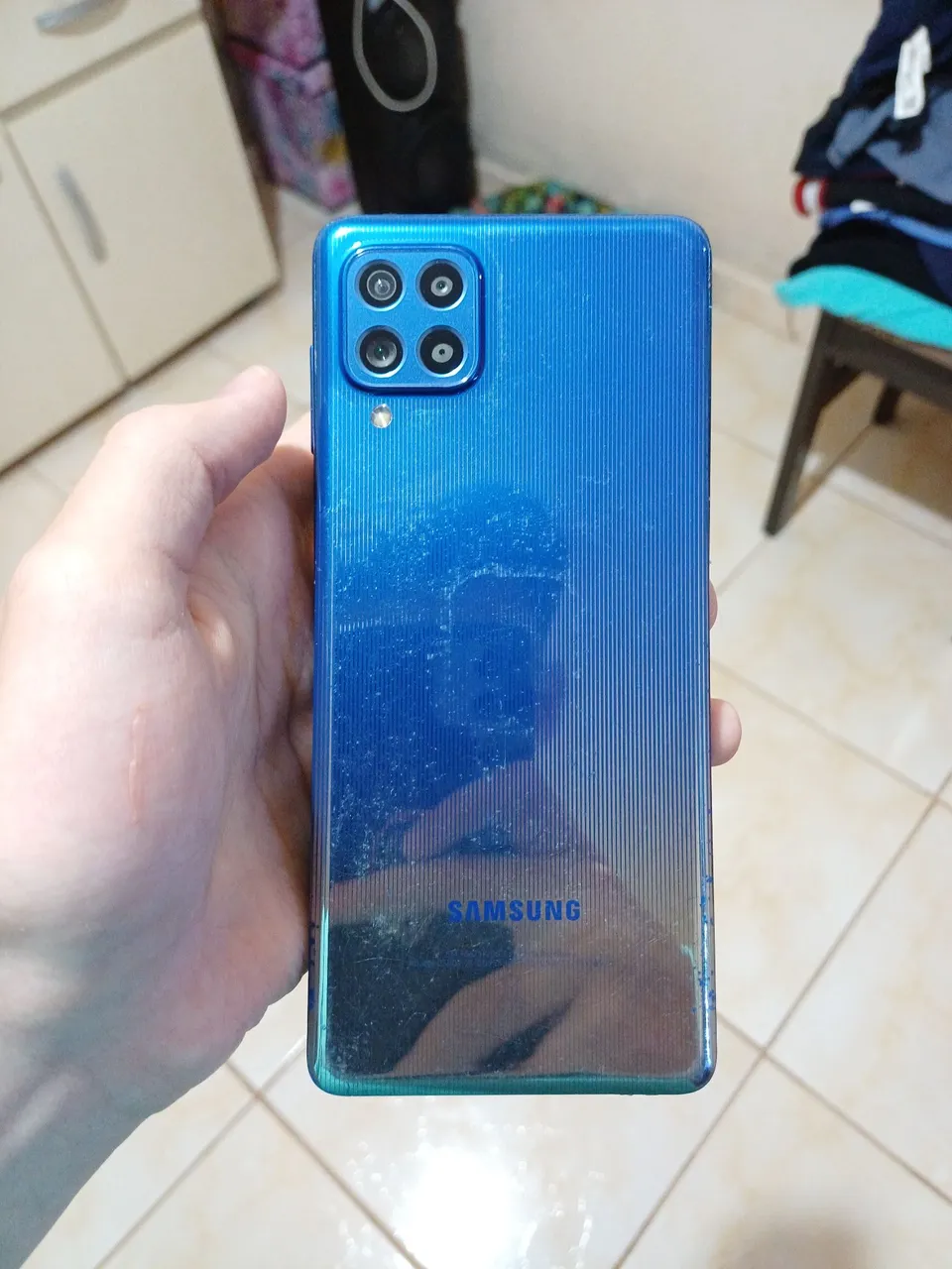 SAMSUNG M62 128GB(com bateria estufada)